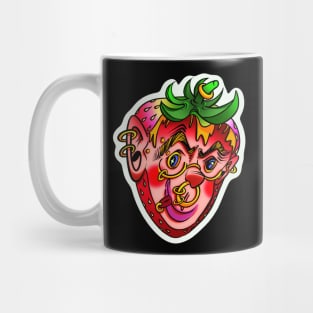 Monkey the Prostate in Strawberry Costume Mug